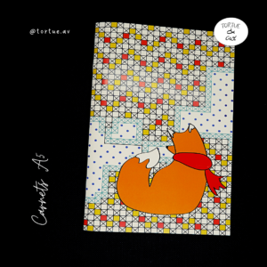 Carnet A5 - Renard en écharpe