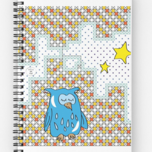 Carnet A5 spirales - Hiboux tout doux